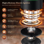 AMZSEAT Electric Whiskey Smoker Kit-Rechargeable Cocktail Smoker Set with 6 Wood Chips-Unique Bourbon Ideal Christmas, Birthday, Valentine's Day Gift,Gifts for Men, Dad, Husband