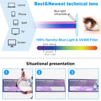 REAVEE 6 Pack Oprah Style Reading Glasses for Women Blue Light Blocking Cute Square Computer Readers with Spring Hinge 2.0