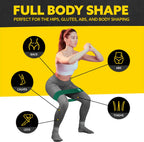 Tribe Lifting Fabric Resistance Bands for Exercise - Hip Bands for Working Out Legs, Glutes, Knees and Thighs for Men and Women - Cloth Circle Booty Bands for Physical Therapy (Green)
