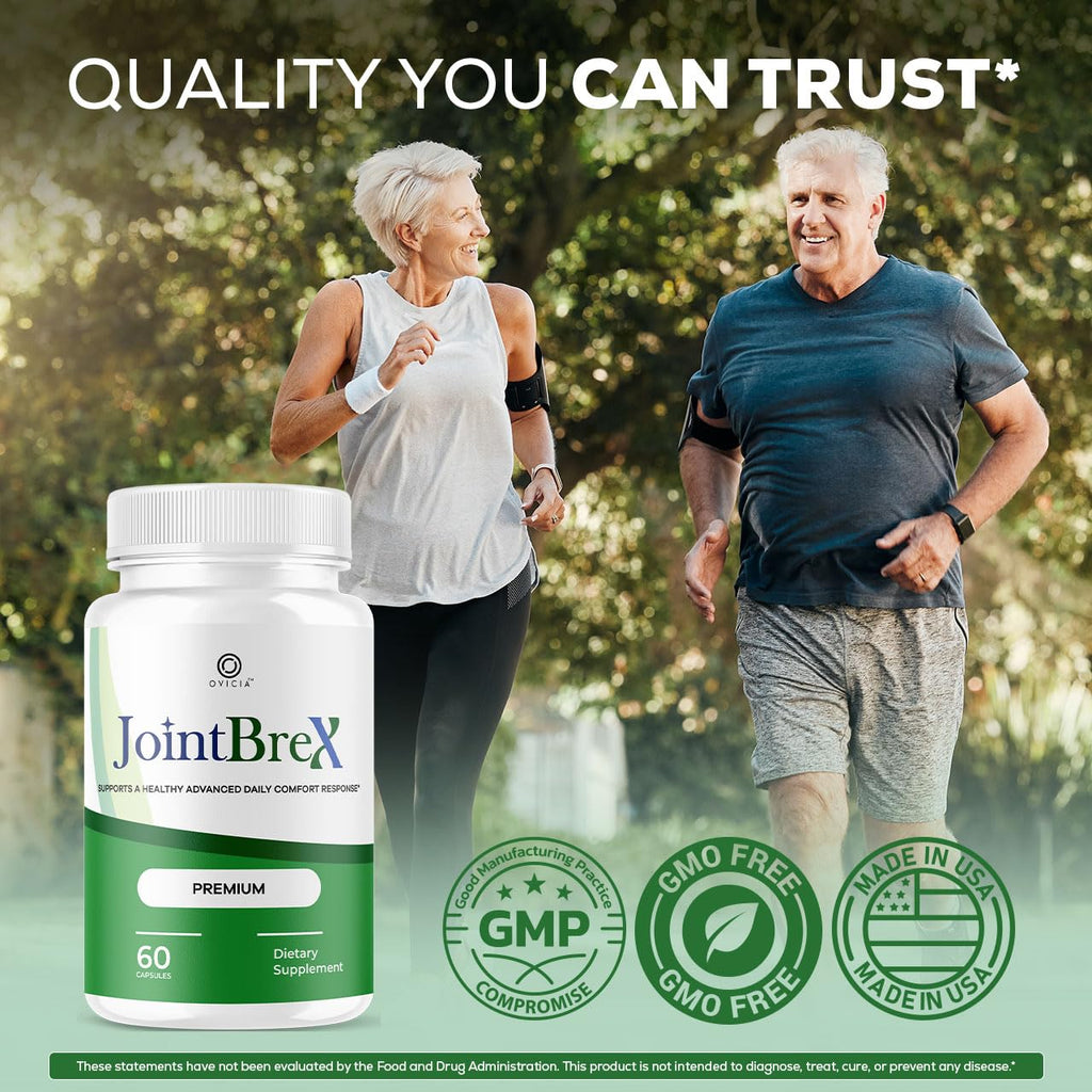 JointBrex Capsules - Official JointBrex Pills Advanced Support for Maximum Strength, All Natural Ingredients Premium Vitamins for Overal Health & Wellness Reviews, 60 Capsules for 1 Month
