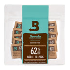 Boveda 62% Humidity Control Packs, Size 8, 10-Pack – Protects Up to 1 oz