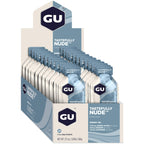 GU Energy Original Sports Nutrition Energy Gel, Vegan, Gluten-Free, Kosher, and Dairy-Free On-the-Go Energy for Any Workout, 24-Count, Tastefully Nude
