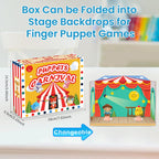 Oriate Animal Farm Finger Puppets, 10Pcs Bath Finger Toys for Toddlers 1-3