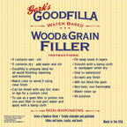 Goodfilla Neutral Base,1 Gallon (13.5lbs) Wood and Grain Filler, Stainable, Tintable, Sandable, Zero Waste, Non-Toxic, USA Made