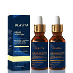 OLAVITA Liquid Solution Anti Aging Serum with Vitamin C, Supports Skin Elasticity & Collagen, Helps Improve the Look of Fine Lines and Wrinkles, 2Pcs