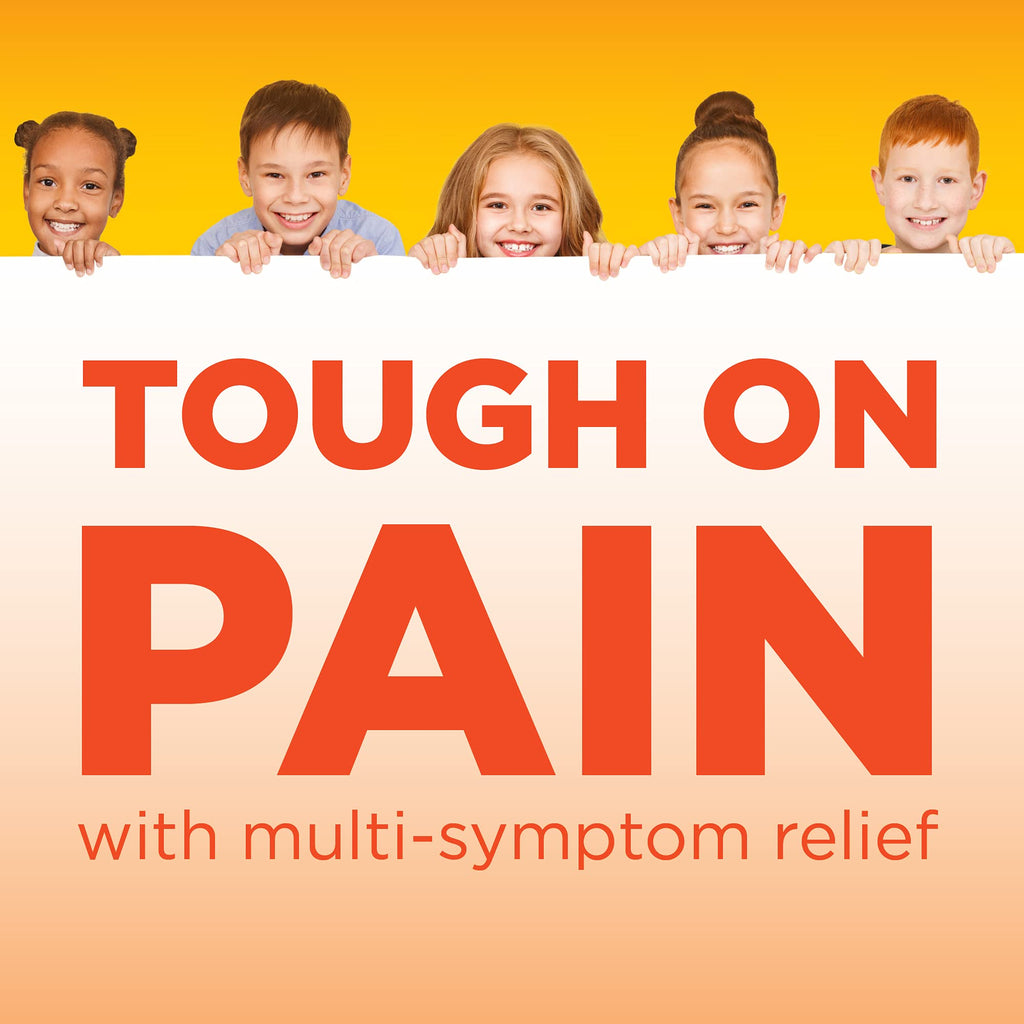 Amazon Basic Care Children's Ibuprofen Oral Suspension 100 mg per 5 mL, Pain Reliever and Fever Reducer (NSAID), BubbleGum, For Minor Aches and Pains, Headache Relief and More, 8 fl oz (Pack of 1)