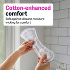Amazon Basics Incontinence Pads for Women, Postpartum, Bladder Management, Overnight Absorbency, Unscented, with Odor Management, 60 Count (2 Packs of 30), Packaging May Vary