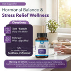 TRUEMED DHEA & Ashwagandha Supplement 385mg – Ashwagandha 250mg, DHEA 10mg, Vitamin C & B6 – Supports Relaxation, Natural Energy & Balanced Mood – Made in USA, 60 Vegan Capsules