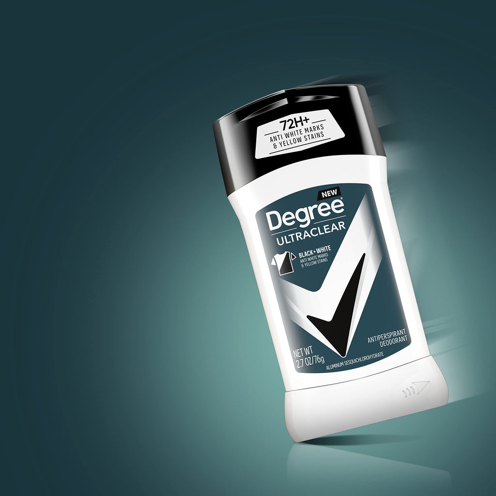 Degree Men UltraClear Antiperspirant Deodorant, 4 Count, 2.7 oz