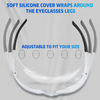 Salfboy Clear Safety Glasses Bulk of 50 Ansi Z87.1 Certified for Scratch Impact Resistant Lens Protective Eyewear for Work, Lab, Construction