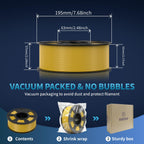 UJOYBIO Hyper PLA+ 3D Printer Filament, High Toughness PLA Plus 3D Printing Filament 1.75mm, Enhanced Strength, Compatible with Bambu Lab & Most FDM 3D Printers, 1kg Spool (Iris Purple)