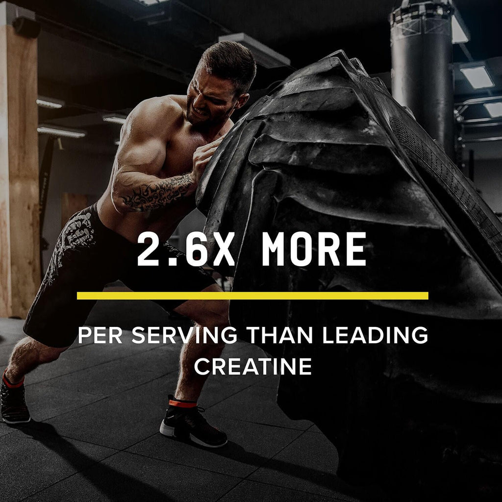 BEYOND RAW Creatine HCl Powder, Science Backed, Lab Grade, Creatine for Women & Men, Muscle Strength, Energy Production, Athletic Performance, Cognitive Support, Cellular Hydration, 60 Servings