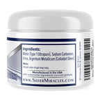 Silver Miracles Colloidal Silver Gel - Nano Silver Gel Wound Care - Healing Ointment for Burns & Irritated Skin - 4 Oz Unscented - Two Pack