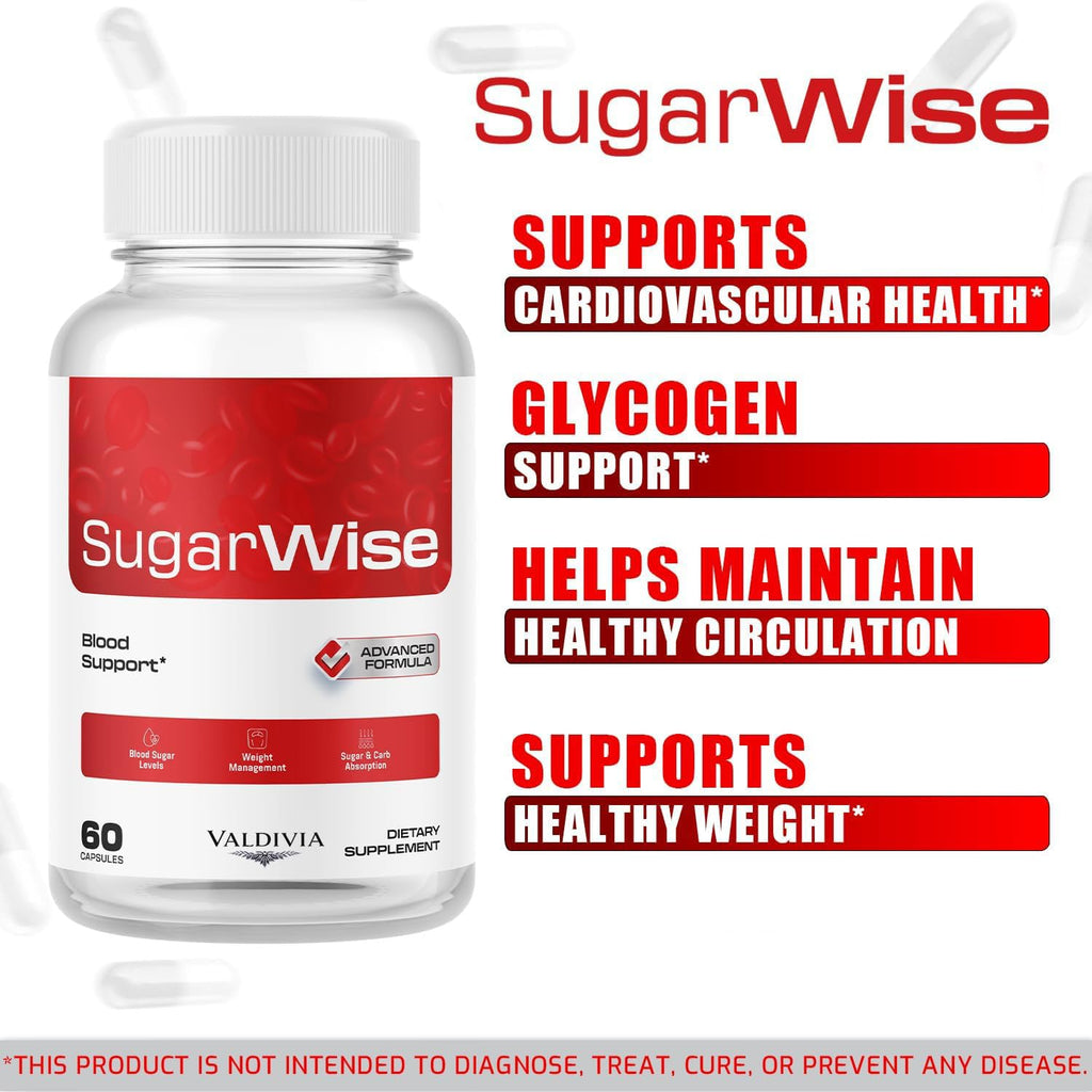 (2 Pack) Sugar Wise Capsules - The Official Support Capsules, All Natural Premium Advanced Formula, Multivitamin Support for Health & Wellness Reviews, 120 Capsules for 2 Months