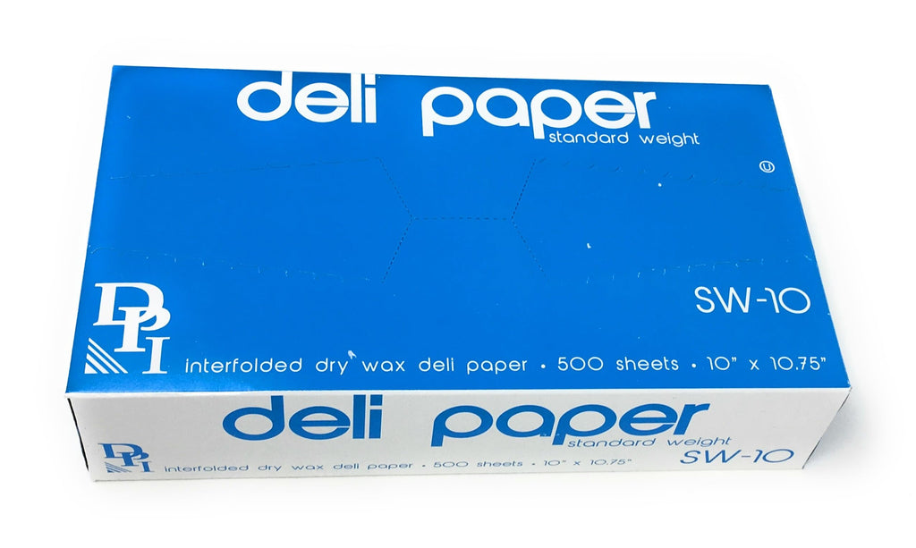 Durable Packaging 10" x 10 3/4" Interfolded Deli Wrap Wax Paper