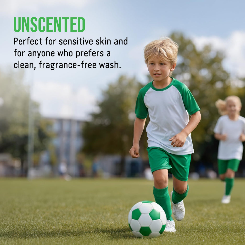 Rockin' Green Laundry Detergent, Plant based, All Natural Laundry Detergent Powder, Vegan and Biodegradable Odor Fighter, Safe for Sensitive Skin (Active Wear 120 Loads - Unscented)