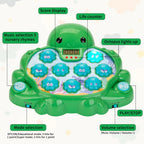 Veoasis Interactive Whack A Octopus Game for Ages 2-4,Educational Toddlers Toys for 2 3 4 5 6 Year Old Boys Girls, Green, Digital Display, Silent Mode,Multiple Difficulty Levels Fun Birthday Gifts