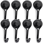 E BAVITE Swivel Swing Magnetic Hooks 40LBS Black Refrigerator Magnet Hook
