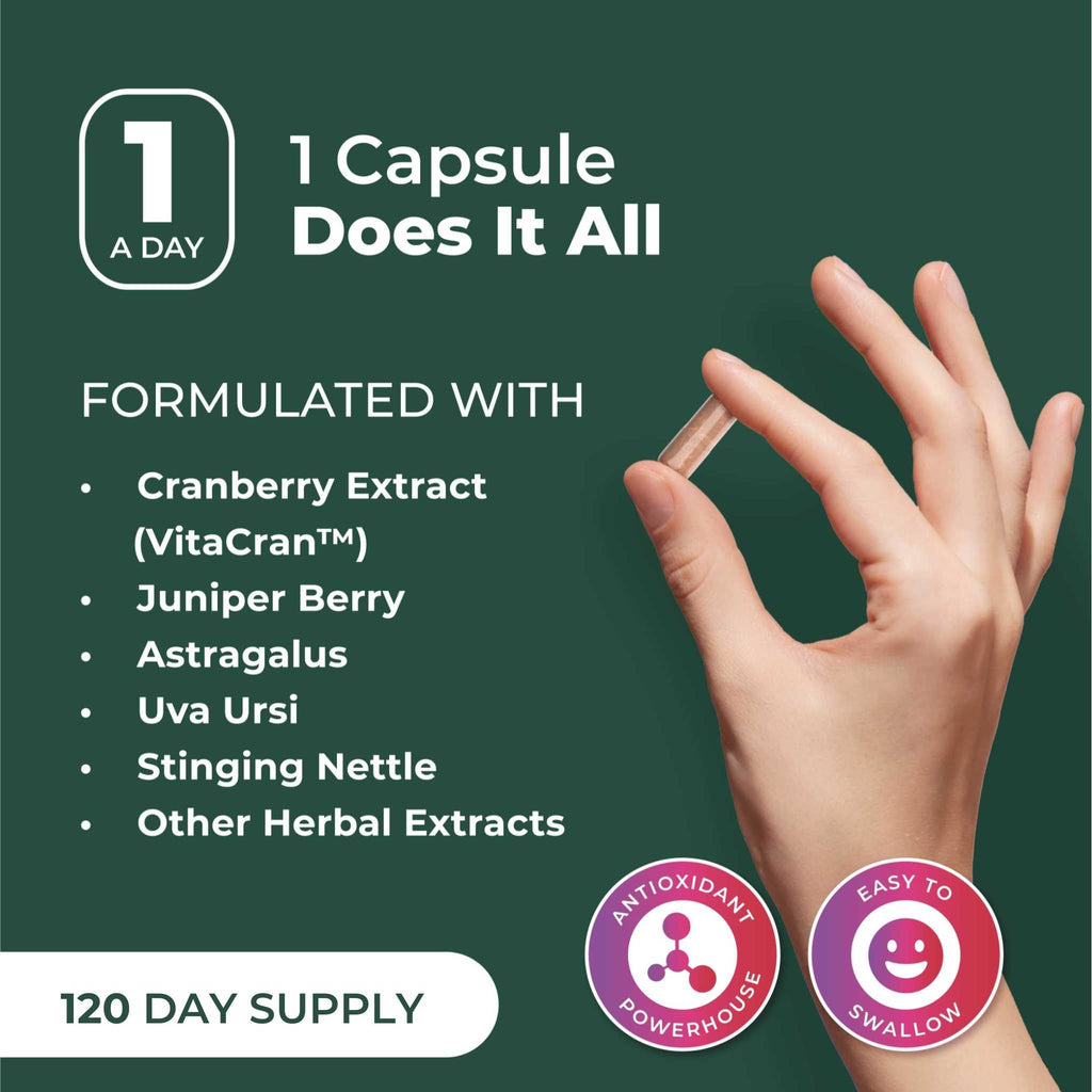 PurePremium Kidney Support Supplement – Kidney Cleanse Detox & Repair with Cranberry Extract & Astragalus - 21-in-1 Complex Supports Normal Bladder, Urinary Tract & Kidneys Health - 120 Day Supply
