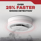 Kidde Smoke Detector, 10-Year Battery Powered, with Voice Alerts, LED Status Lights, 85 dB Alarm, 5-inches, 20SD10-V, 3 Pack