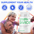 (2 Pack) Lymph Savior Capsules, Official Lymph Savior Pills with All Natural Ingredients, Maximum Strength Supplement with Premium Vitamins Supporting Optimal Wellness & Advanced Health (120 Capsules)