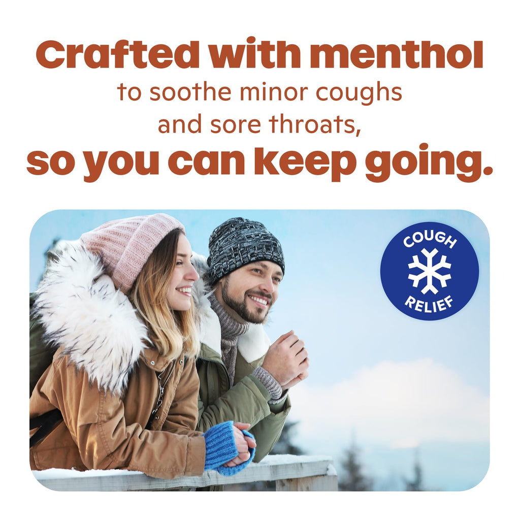 Ricola Original Herb Cough Drops, 115 Count, Cough Suppressant & Throat Relieving Drops with Naturally Sourced Menthol, Pleasing Herbal Taste for Coughs & Throat Irritation Symptom Relief
