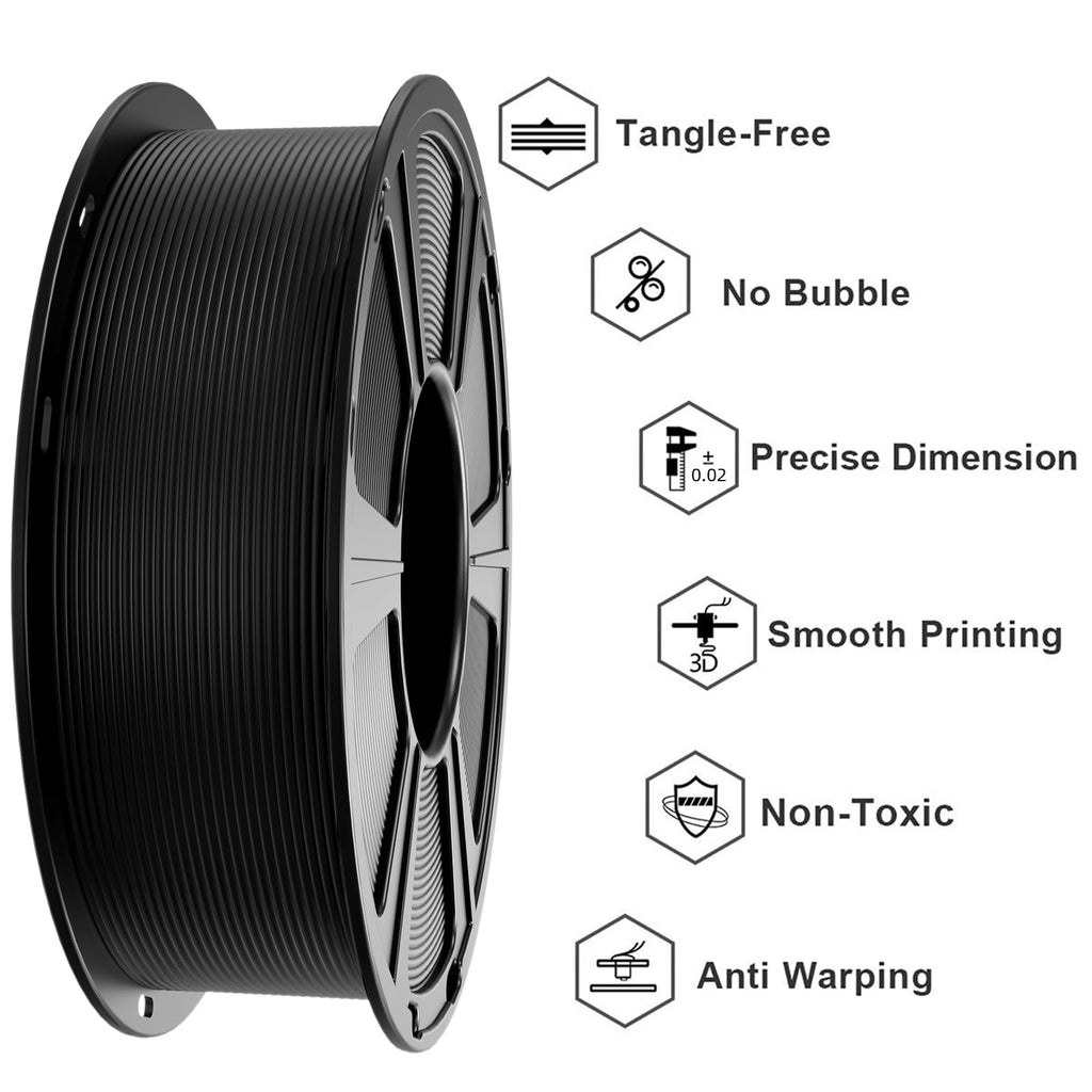 GEEETECH PLA Filament 1.75 mm Silk Gold, 3D Printer Filament 1.75 PLA 1 kg Spool