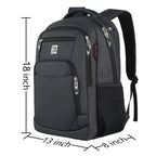 Volher Laptop Backpack,Business Travel Anti Theft Slim College Backpack