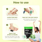 Villsure Deep Cleansing Foot Pads, 50 Pads Bamboo Foot Pads,Use during sleep. It is a good gift for family members
