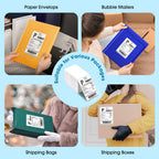 Fuxury Thermal Labels 4x6 200 Labels Fanfold Direct Shipping Label