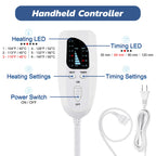24"X20" Electric Heating pad with 6 Heat Settings, Auto Shut Off, Dark Gray Dry Electric Heating for Back Neck Knee Arms Legs Shoulder Heat Pads for Christmas Birthday Father's Day Mother's Day