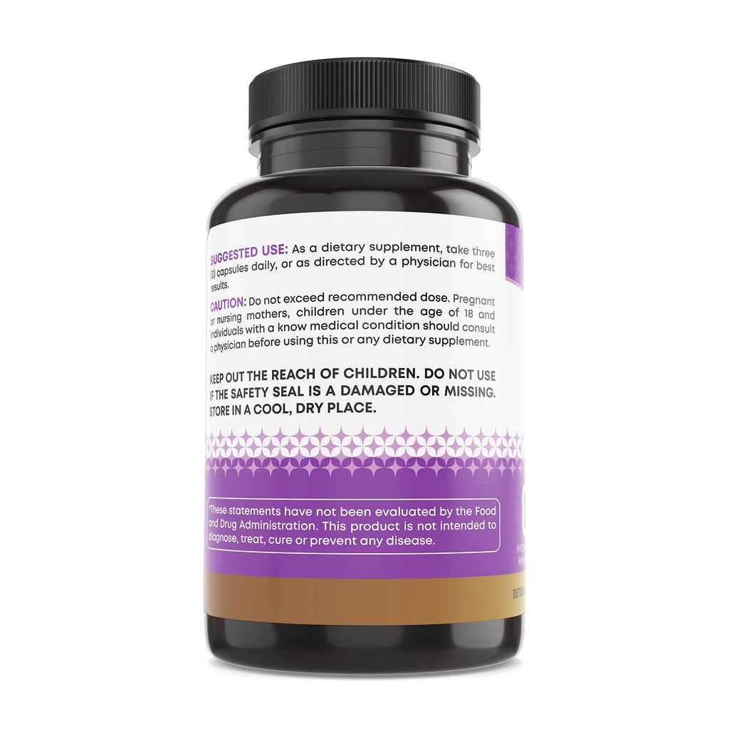Ancient Bliss Leaky Gut Supplement, L Glutamine Capsules for Gut Support with Blessed Thistle and Hydrangea Root, Vegan and Non-GMO, 60 Capsules