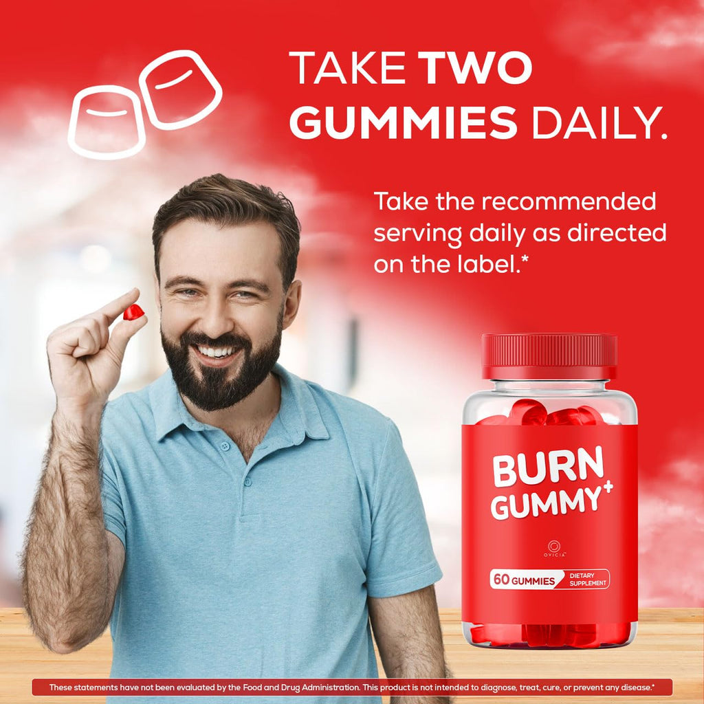 BurnGummy Gummies - Official BurnGummys Advanced Premium Formula Support Maximum Strength, All Natural Ingredients Vitamins for Overall Health & Wellness Reviews, 60 Gummies for 1 Month