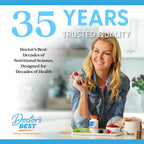 Doctor's Best MSM Supplement Capsules for Men & Women - Supports Hair, Skin, Nails, Joint Health & Mobility, 3000 mg Per Serving, Delivers Beneficial Sulfur w/ OptiMSM, Gluten Free, Non GMO - 360 Caps