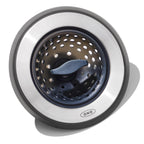 OXO Good Grips 2‑in‑1 Sink Strainer Stopper, Sink Drain Strainer for Kitchen
