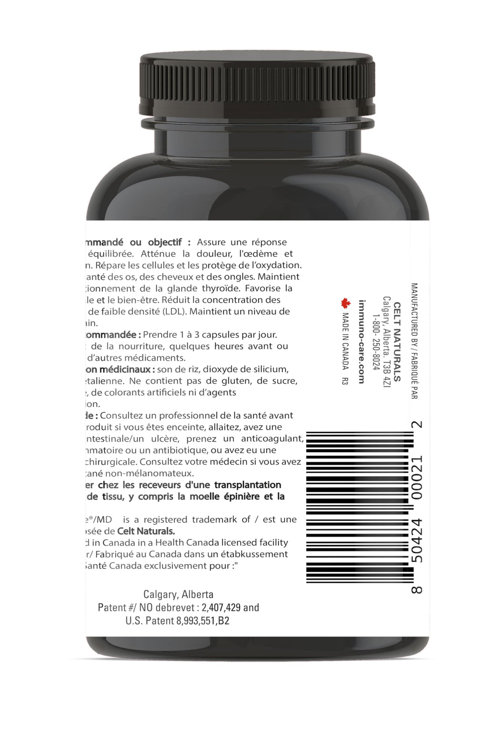 Celt Immunocare 60 v-caps - Potent Seasonal Allergy Blend - Adult Immunity Support - Cholesterol Modulator - Plant Sterols Ultra Strength - 7 Key Immunity Enhancing Ingredients