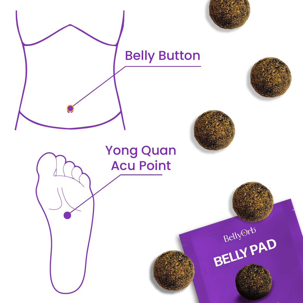 LURE Essentials Belly Orb – BellyOrb Sticker - Works for Men and Women with Wormwood, Clove, Cinnamon, Ginger 30 Pieces BOSP-01