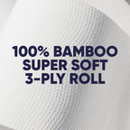 Save Trees Bamboo Toilet Paper - 12 Rolls Of Organic Toilet Paper, 3-ply, 300 Sheets Per Roll - PFAS Free, FSC Certified, Plastic Free, Vegan & Chemical Free Bamboo TP