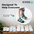 EVENup - Shoe Lift for Walking Boot I Adult Size X-Large I Shoe Balancer for Use with Fracture Boots or Leg Length Discrepancy I 3 Adjustable Heights for Gait Improvement I Shoe Leveler, Shoe Riser