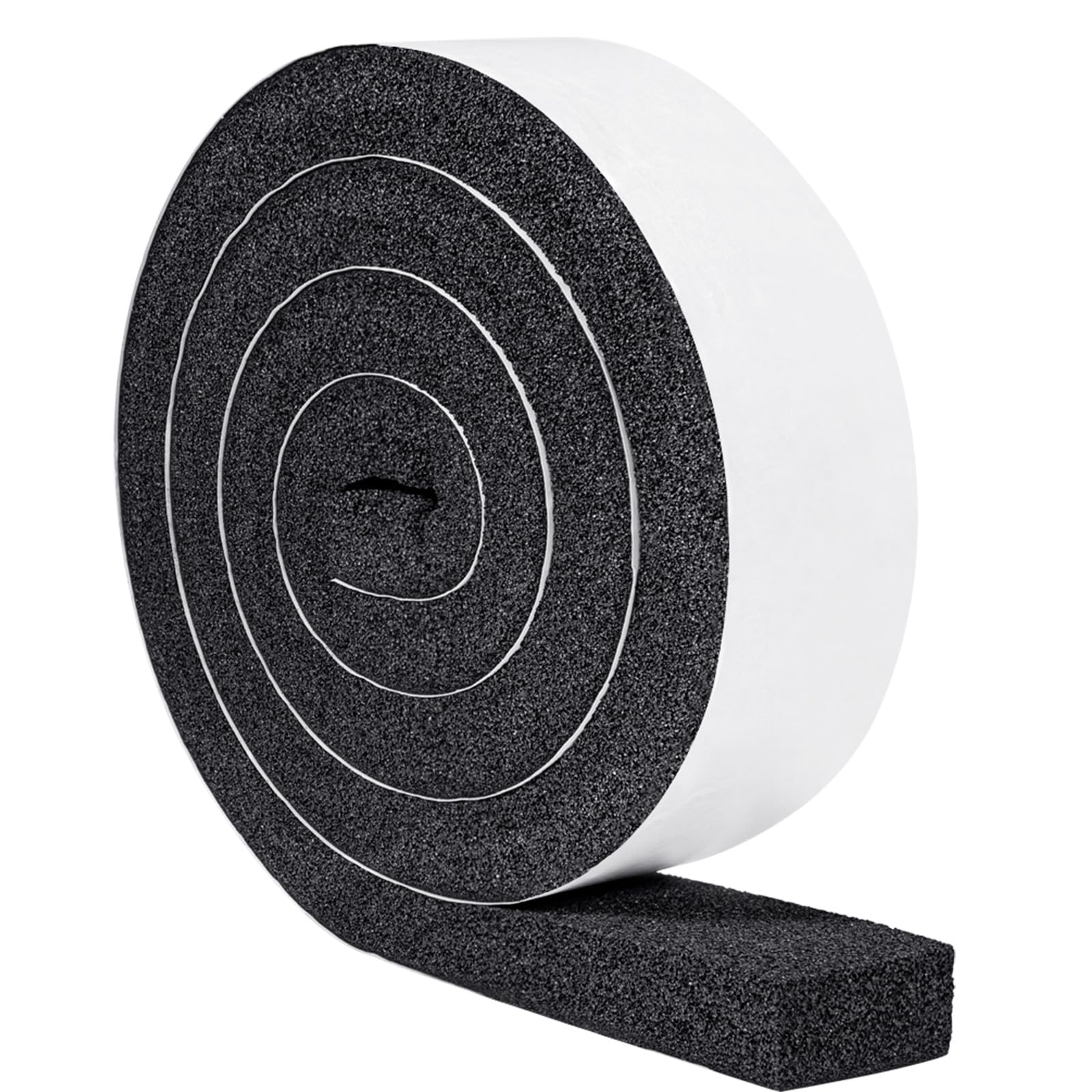 Yotache Open Cell Foam Air Conditioner Weather-Strip Seal Tape 2"x1", Thick Adhesive with High Resilience Foam Cushion Strip, 6.5 Feet Long
