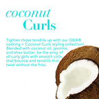 OGX Locking + Coconut Curls Finishing Mist, 6 Ounce Bottle, Curl Spray