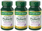 Nature's Bounty Acidophilus Probiotic , 120 Count (Pack of 3)