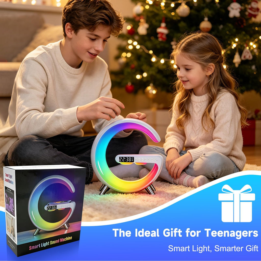 5 in 1 LED Table Lamp with Wireless Charging Bluetooth Speaker