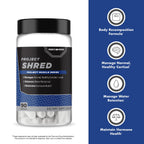 Anabolic Warfare Project Shred, Manage Normal Healthy Cortisol Levels & Water Retention, Body Recomposition Formula, Made with Botanicals*