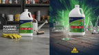 (4 Gallons) - Muriatic Acid for Swimming Pools & Spas, Removes Mortar from Bricks - 90% Low-Fume pH Stabilizer & Cleaner for Concrete & Masonry Surfaces, Clears Rust & Scale Build-Up - Ready to Use