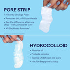 Biore Nose and Face Blackhead Remover Pore Strips, Deep Cleansing with Instant Blackhead Removal and Pore Unclogging, 24 Ct Value Size, Oil-free, Non-Comedogenic Use