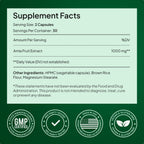 Alevia Organic Amla Capsules 1000mg – Indian Gooseberry Amla Fruit Supplement – Organic Amla Powder Organic for Antioxidant, Energy & Digestive Support – Ayurvedic Wellness Formula – 60 Capsules