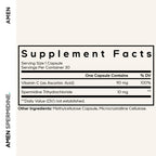 Amen Spermidine, Trihydrochloride, Vitamin C, Vegan, 30 Capsules