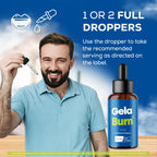 Gela Burn Drops - Gela Burn Oral Liquid Drops Advanced Formula, GelaBurn All Natural Ingredients Premium Formula Support for Overall Health & Wellness Reviews, 1 Bottle for 1 Month