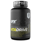 EFX Sports Vita Drive | Multivitamin Formulated for Athletes | Complex of Vitamins, Minerals, Micronutrients, & Antioxidants | 30 Servings, 120 Capsules